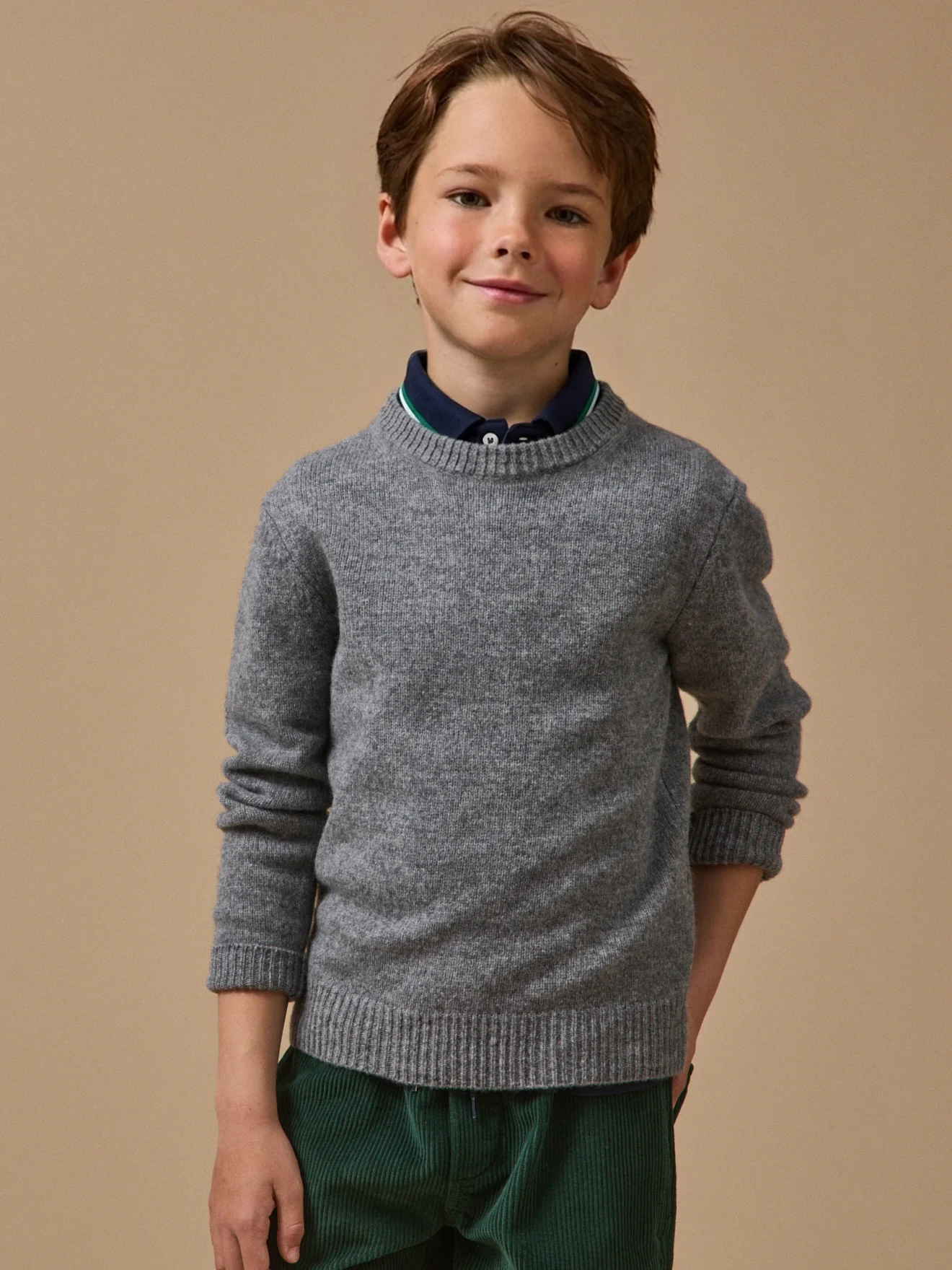 Jungenpullover aus Merino-Wolle - Image 9