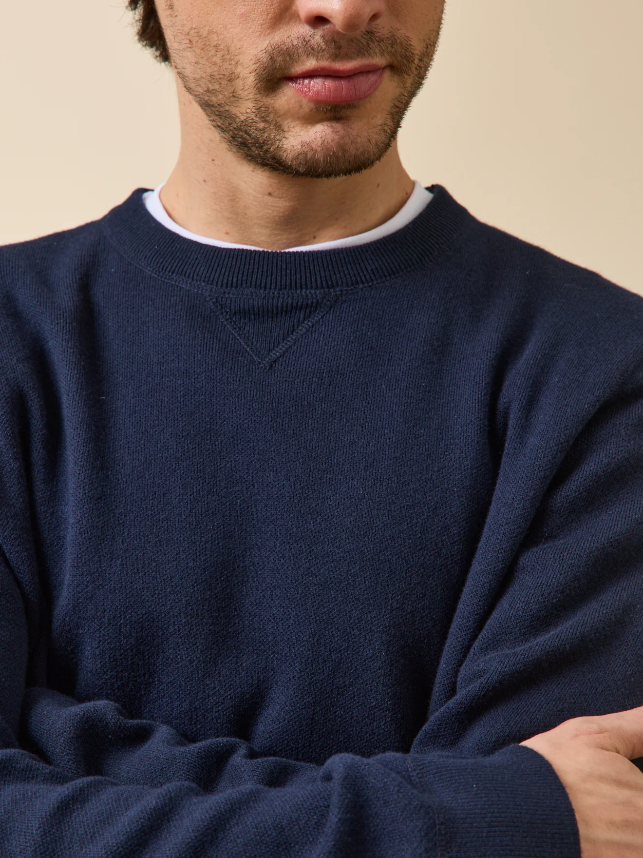 Herrenpullover aus Baumwolle und Cashmere - Image 4