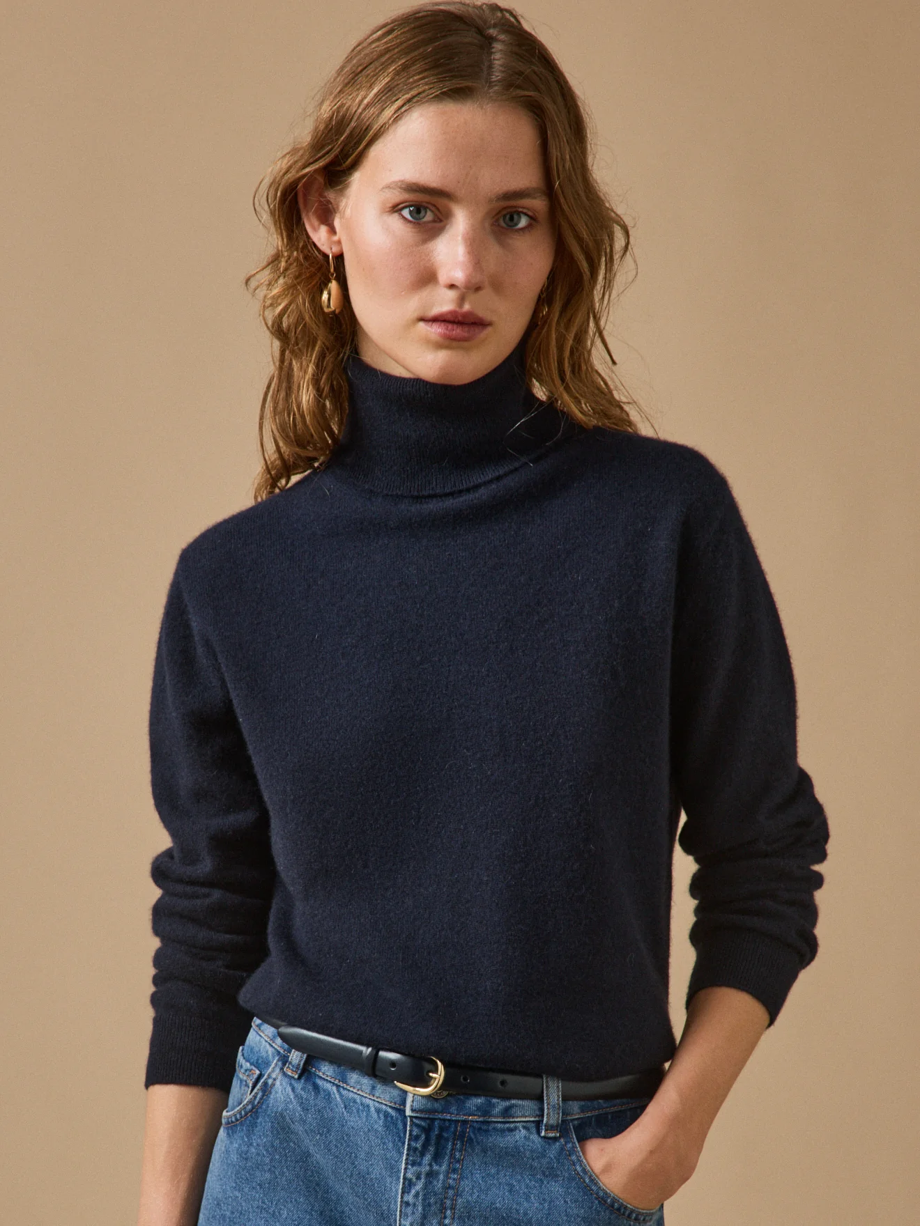 Damen-Rollkragenpullover - Cashmere-Kollektion