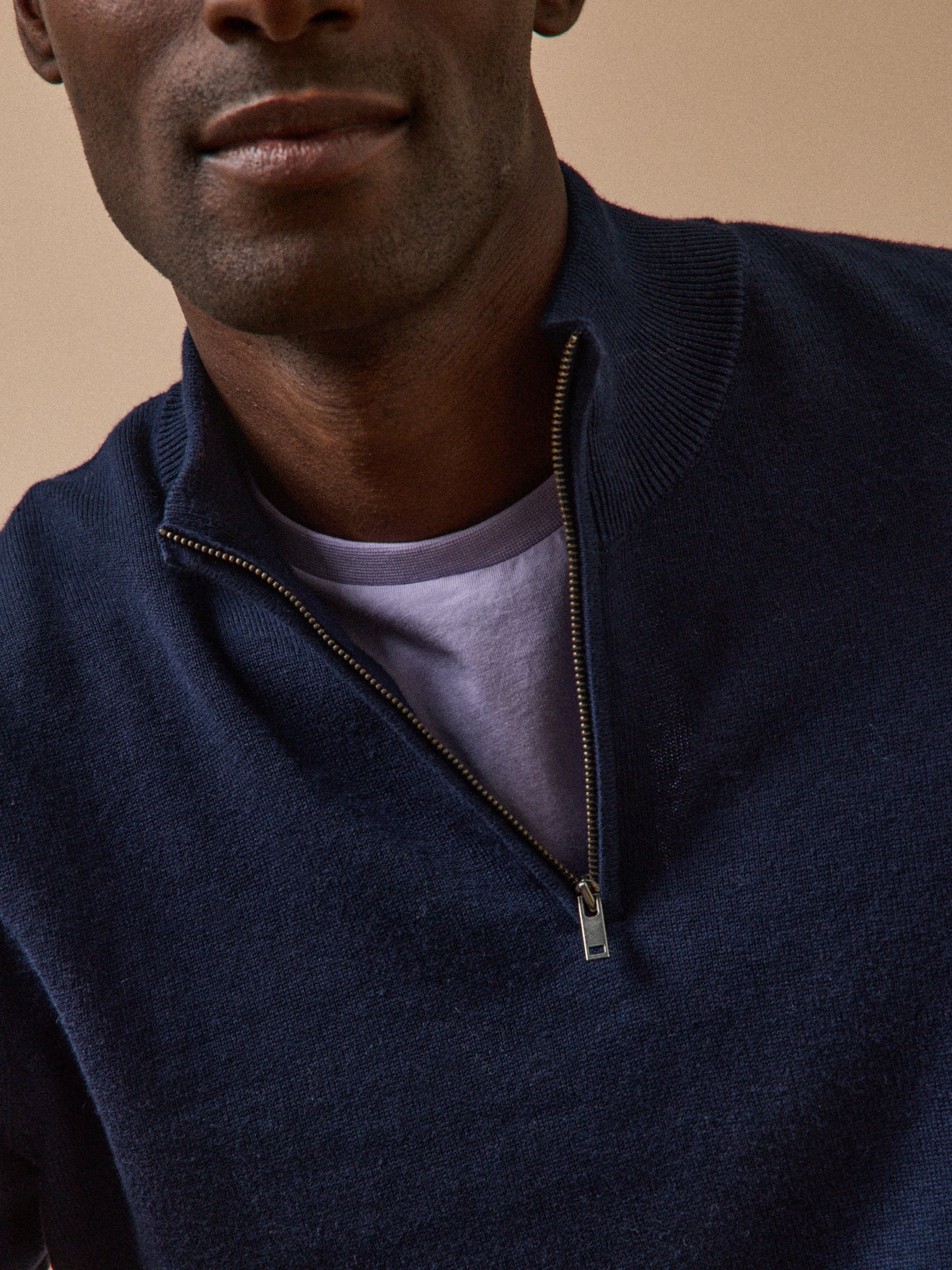 Damenpullover mit Stehkragen aus Bio-Baumwolle und Cashmere - Image 4