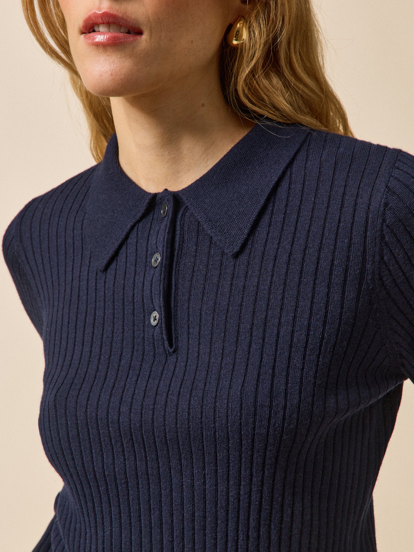 Damen-Poloshirt aus RWS*-Wolle - Image 3