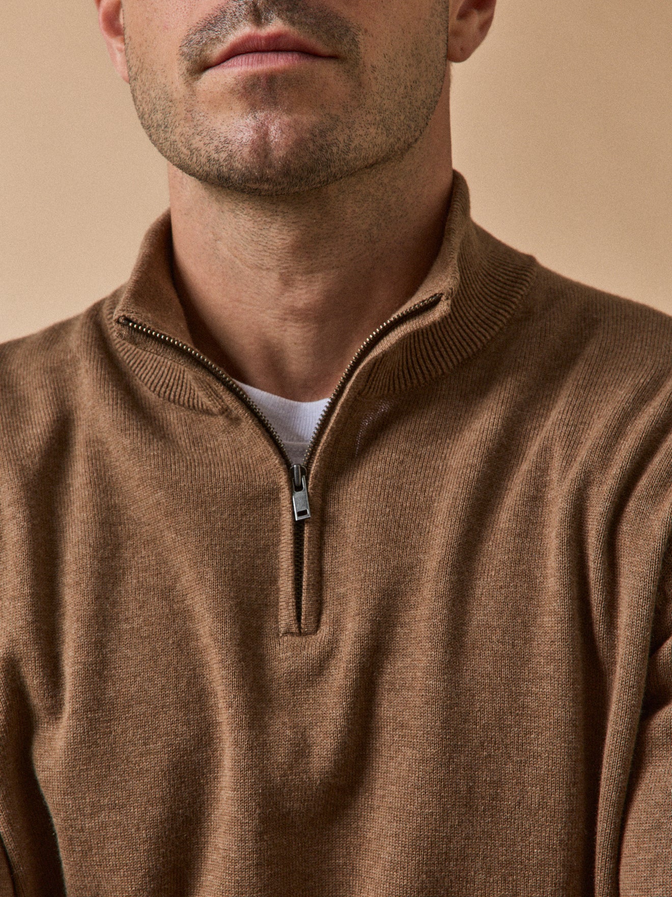 Damenpullover mit Stehkragen aus Bio-Baumwolle und Cashmere - Image 4