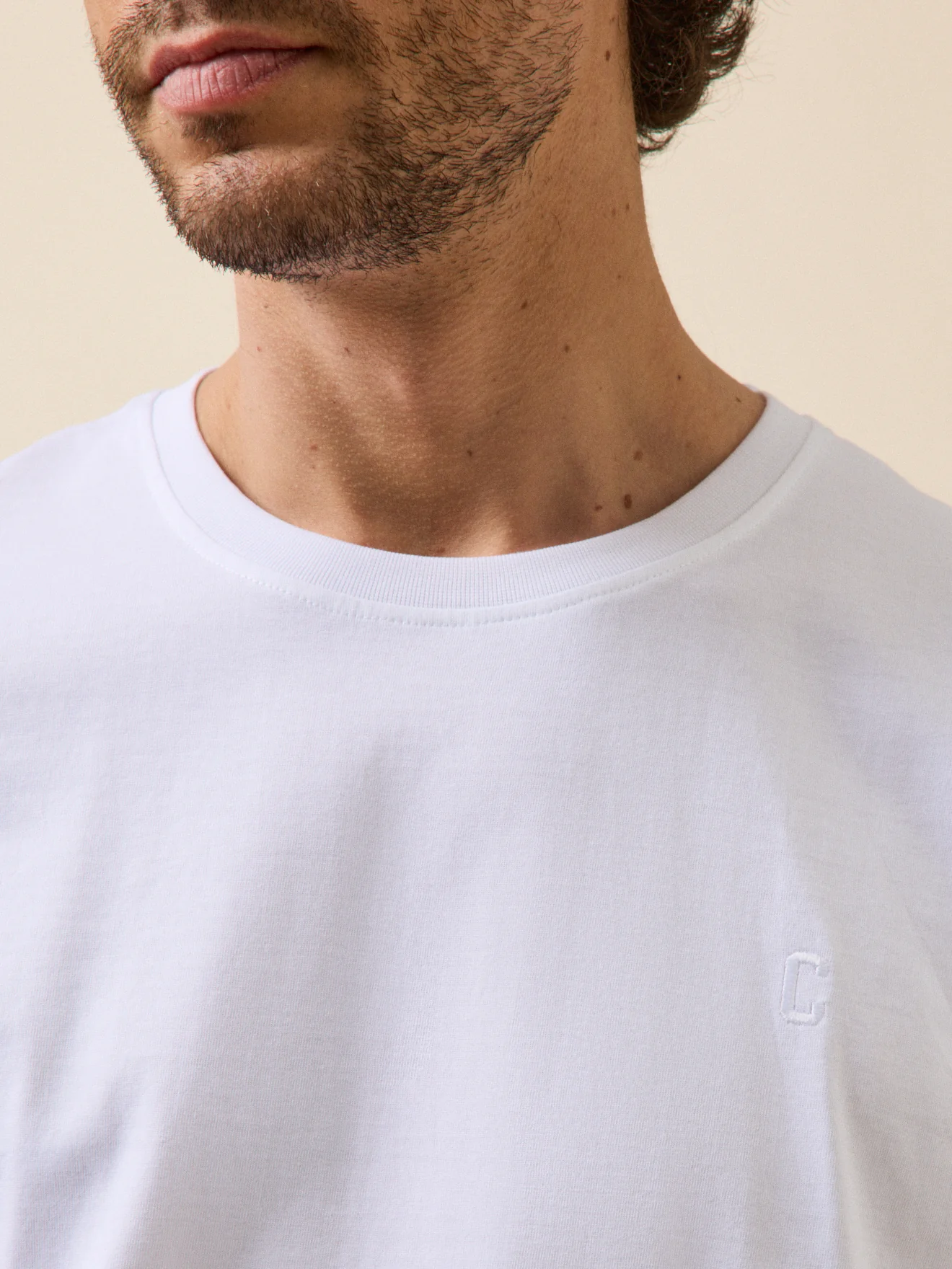Herren-Kurzpyjama im Material-Mix - Image 3