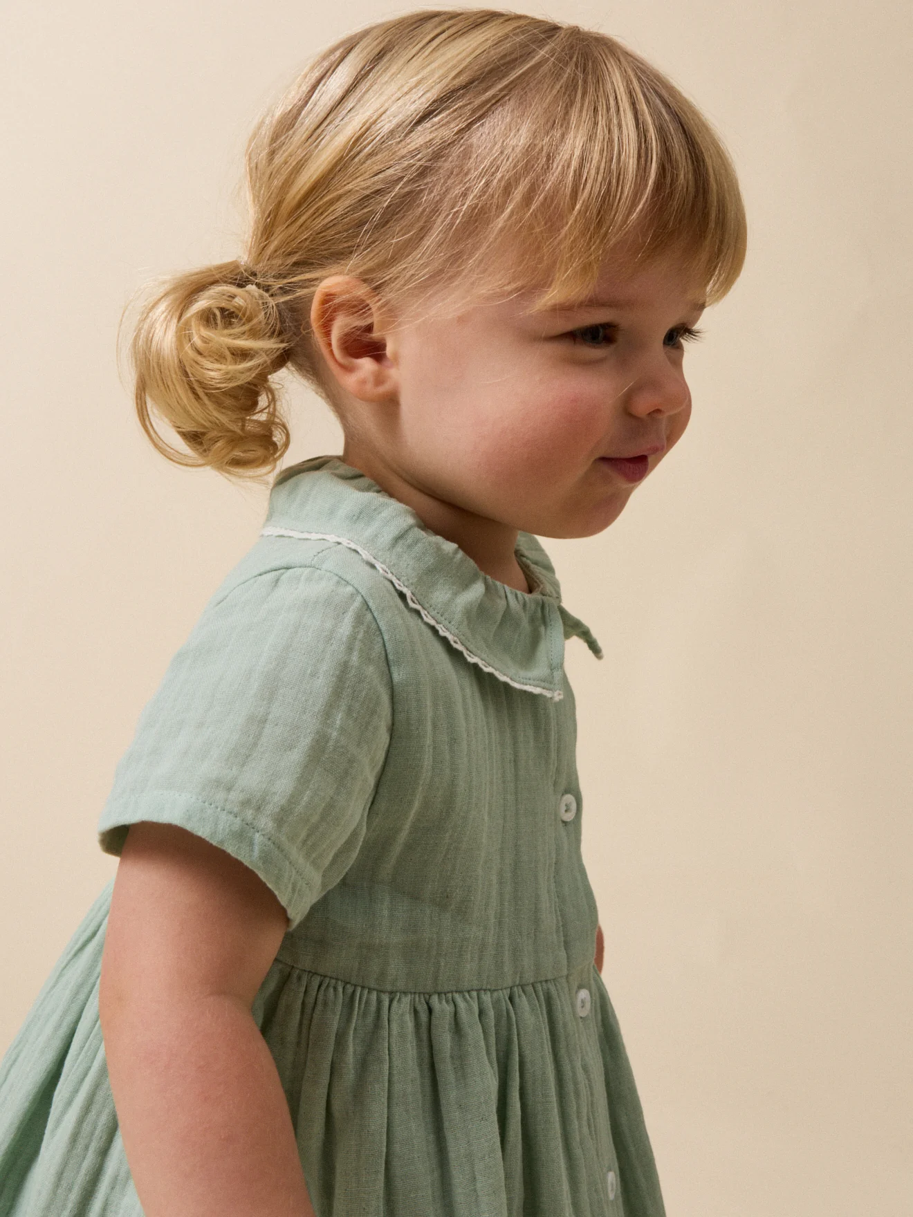 Kleid aus Baumwollgaze, Baby - Image 3