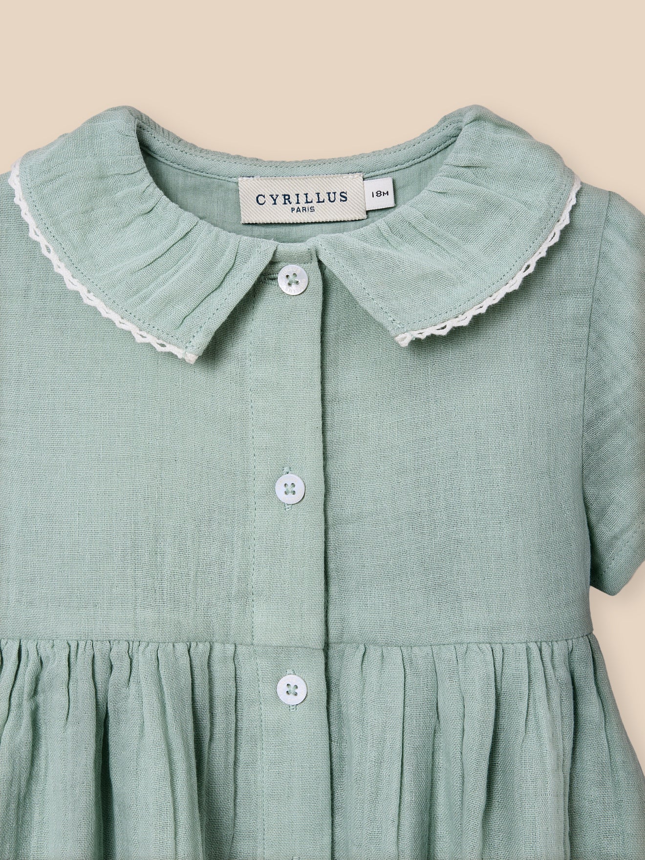 Kleid aus Baumwollgaze, Baby - Image 7