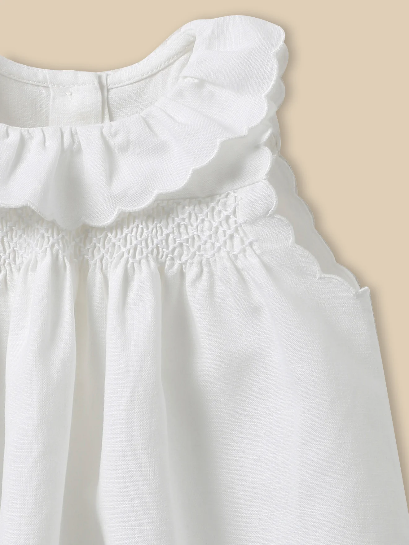 Kleid aus Leinen und Baumwolle, Baby Camille - Kollektion Festtage und Hochzeiten - Image 4