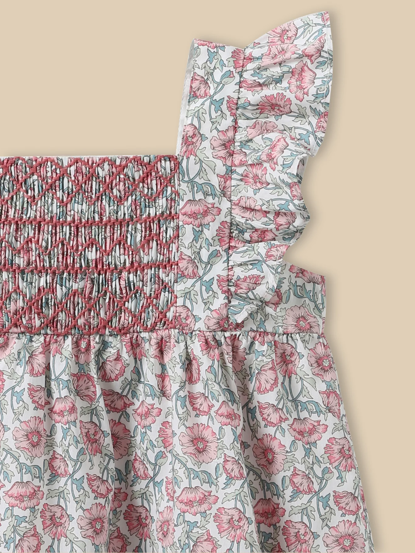 Kleid aus Liberty-Stoff Victoire - Kollektion Festtage und Hochzeiten - Image 3