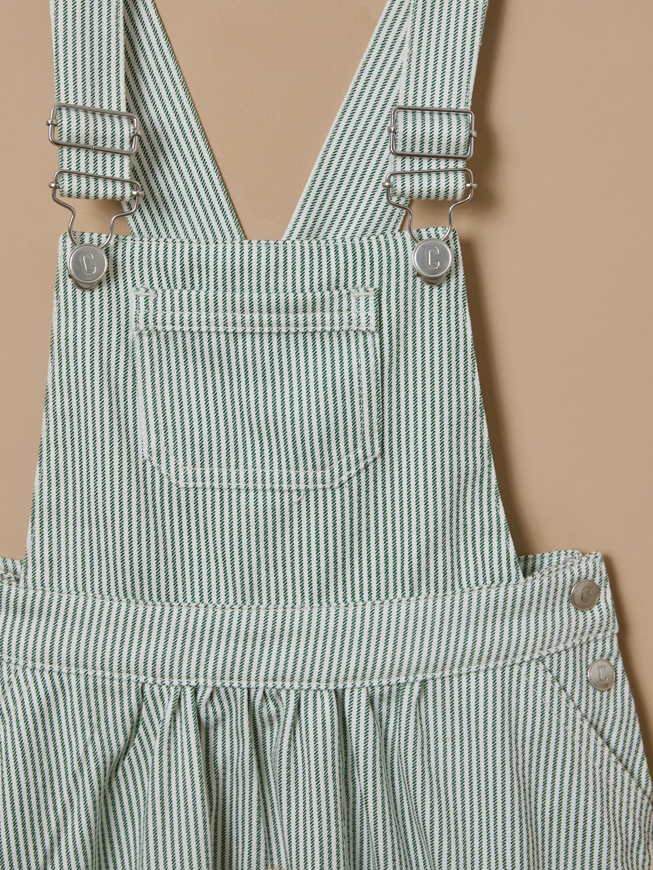Mädchen-Trägerkleid aus gestreiftem Denim - Image 7