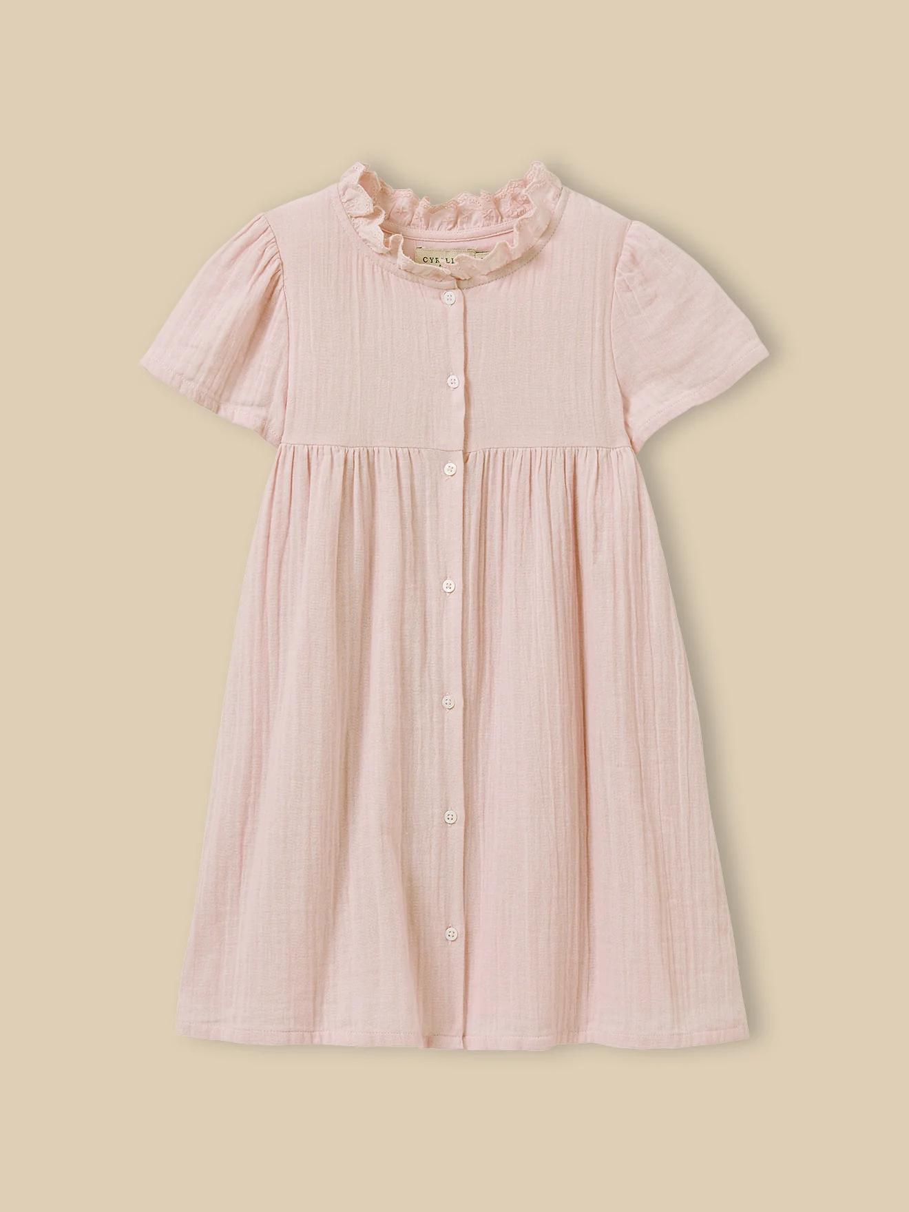 Mädchenkleid aus Baumwollgaze - Image 6