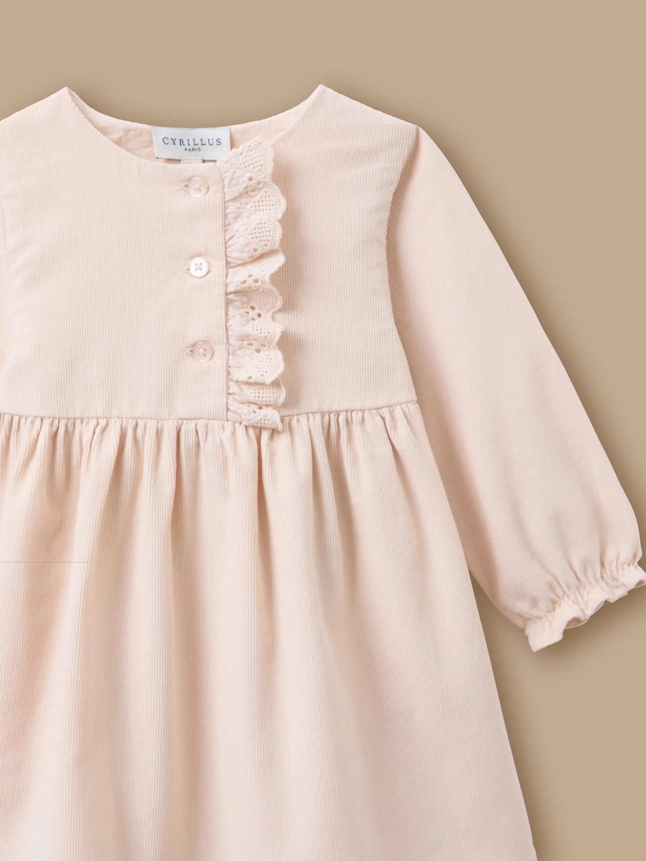 Kleid aus Cord und Stickerei, Baby - Image 3