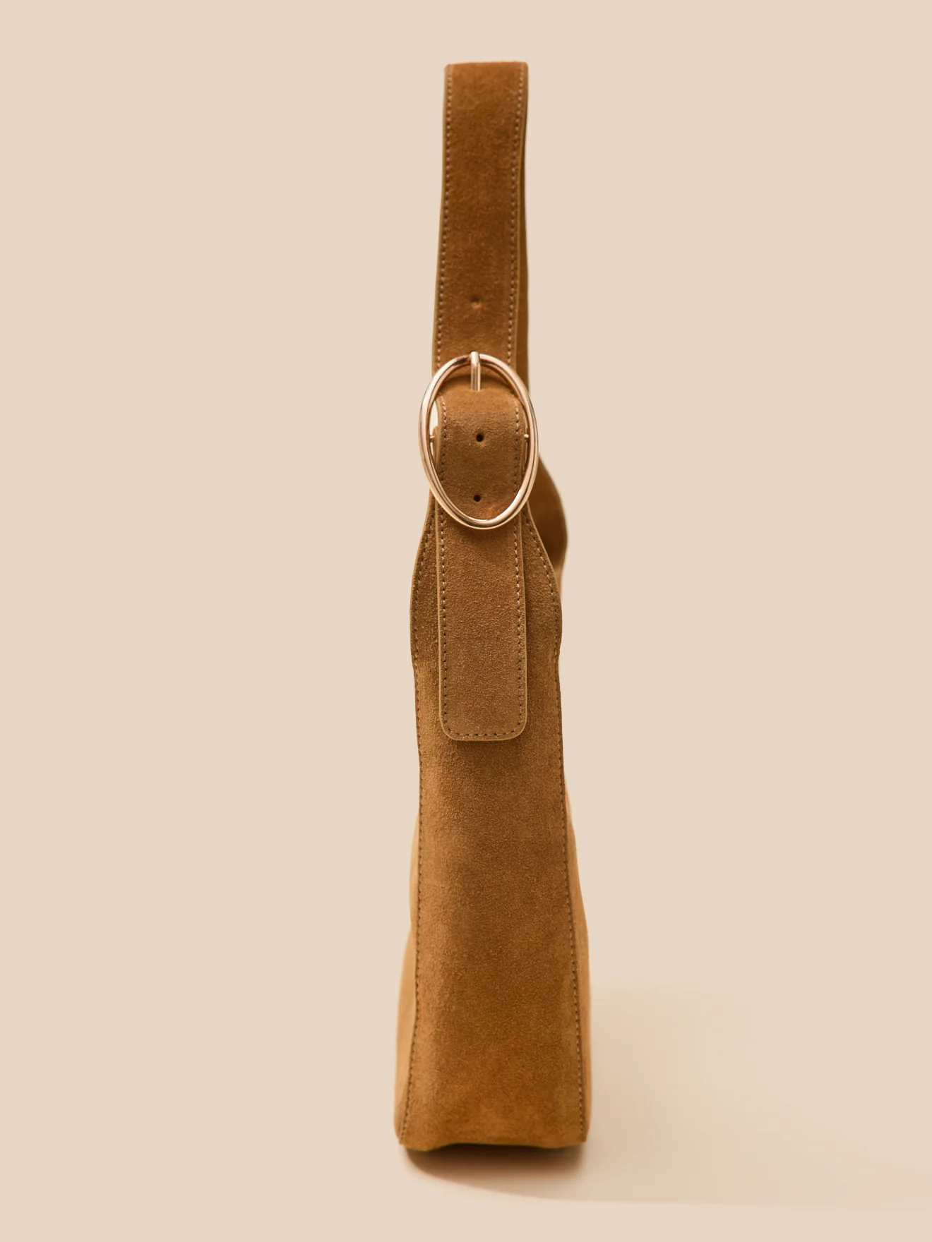 Damen-Umhängetasche aus Veloursleder – Kollektion Lederwaren Cyrillus - Image 7