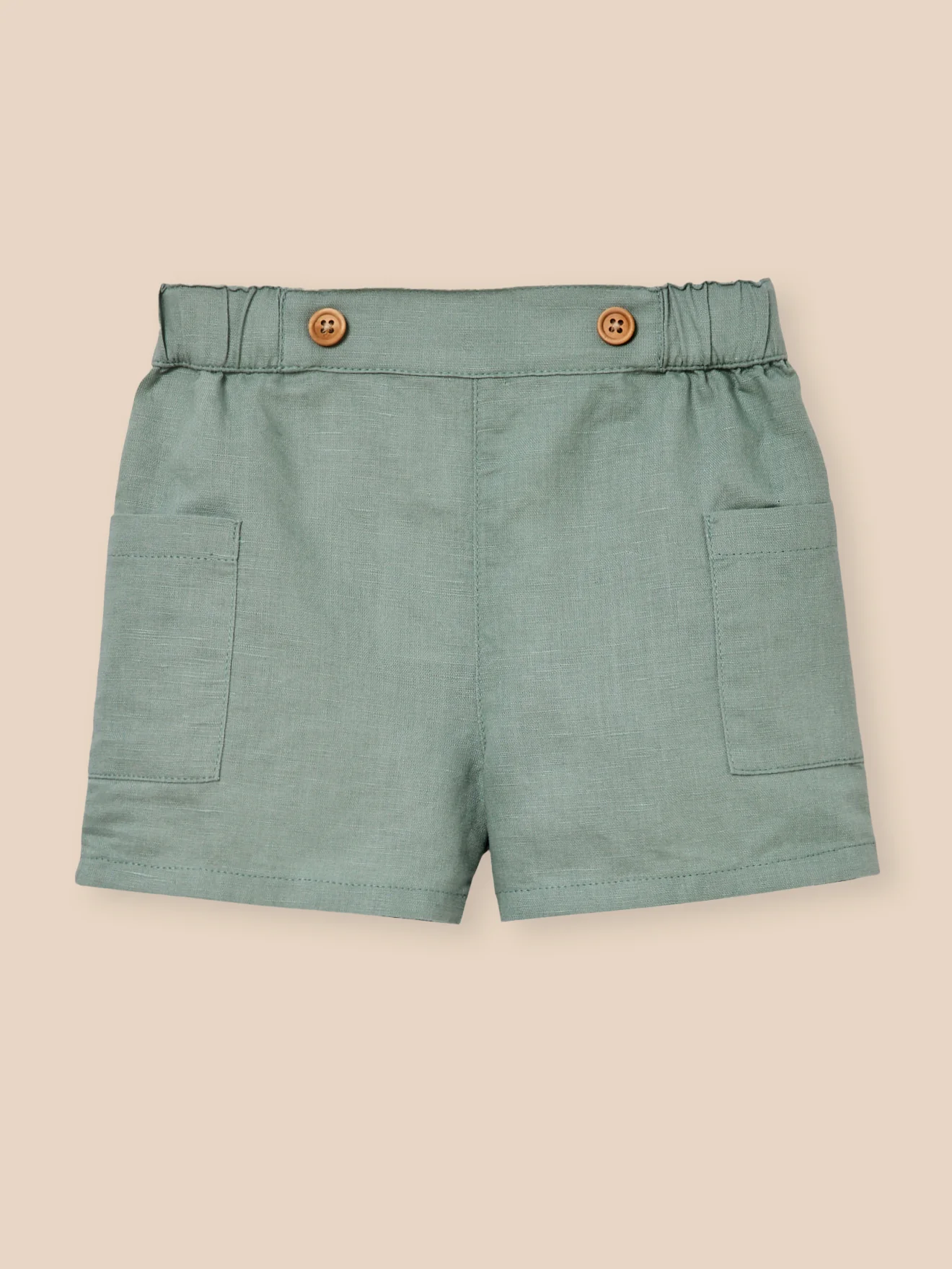 Shorts aus Leinen und Baumwolle, Baby
