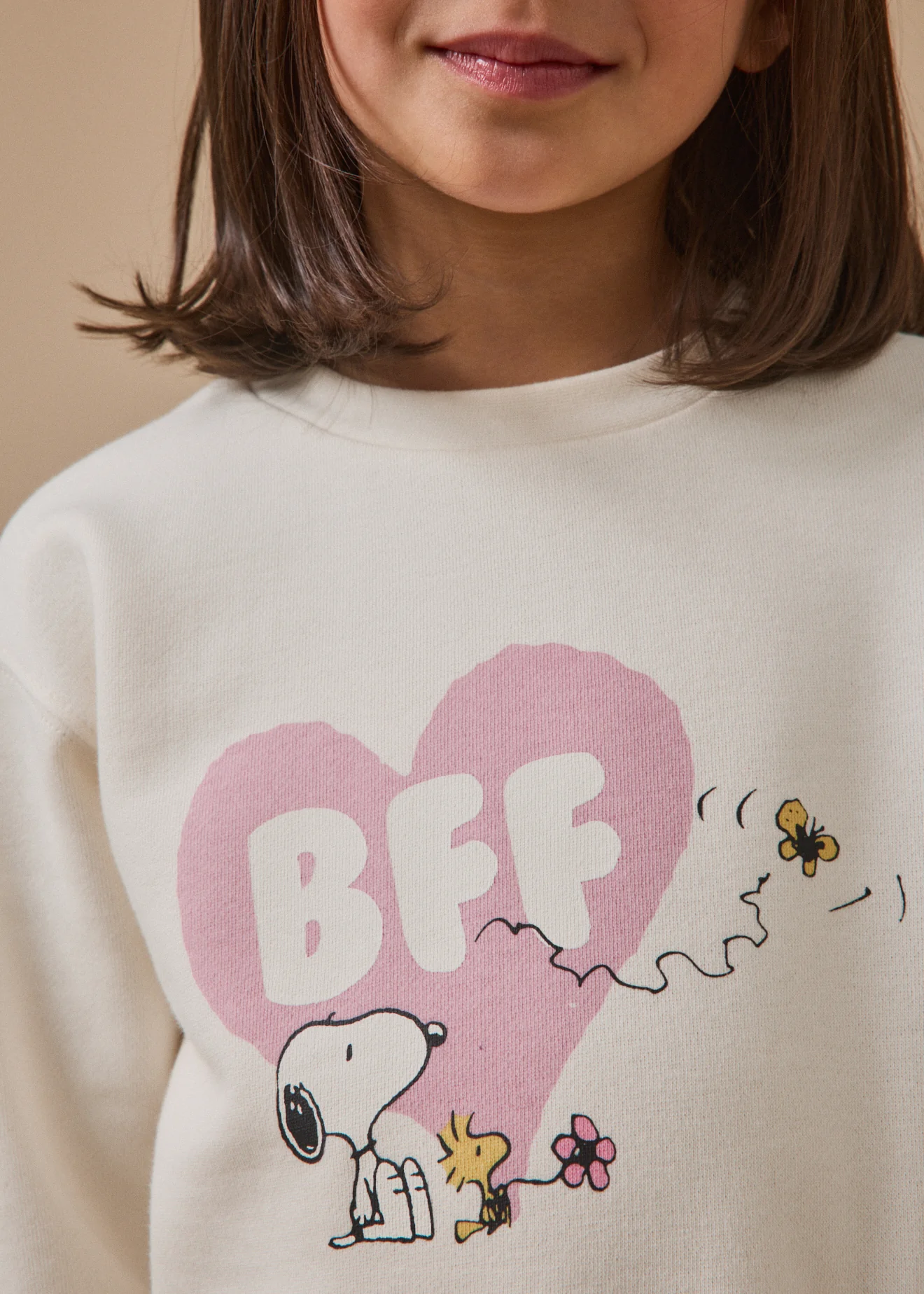 Kinder-Sweatshirt Cyrillus X PEANUTS™ – Kollektion « Snoopy » - Image 3