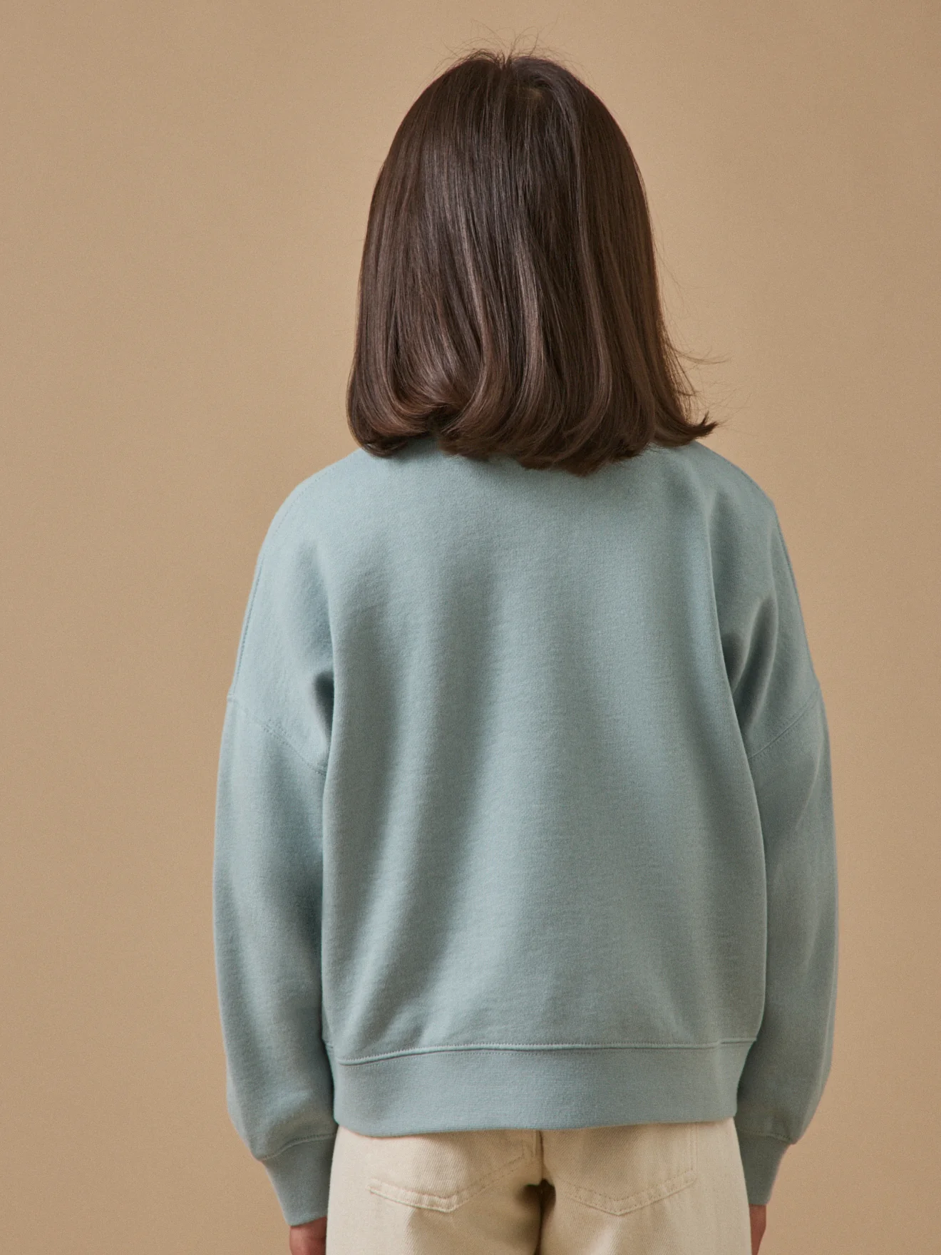 Mädchen-Sweatshirt « Cool Team », aus Liberty®-Stoff, Bio-Baumwolle - Image 2
