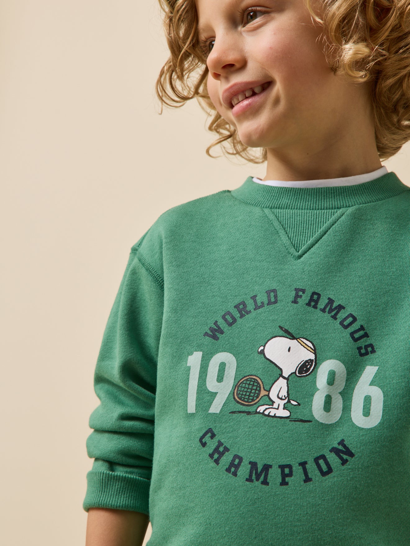Kinder-Sweatshirt Cyrillus x PEANUTS(TM) – Snoopy Kollektion - Image 3