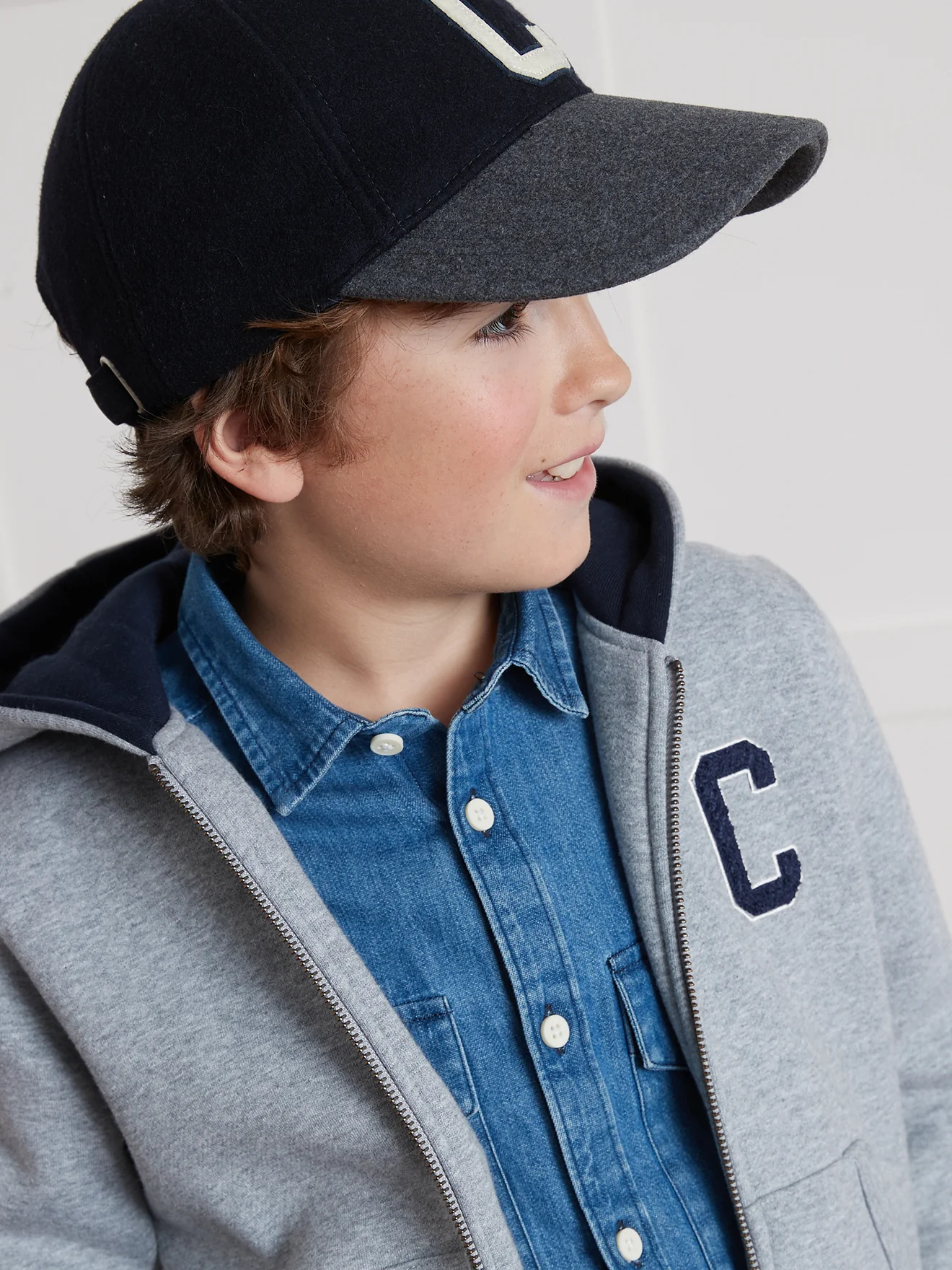 Jungen-Sweatjacke mit Reißverschluss und Kapuze - Image 3