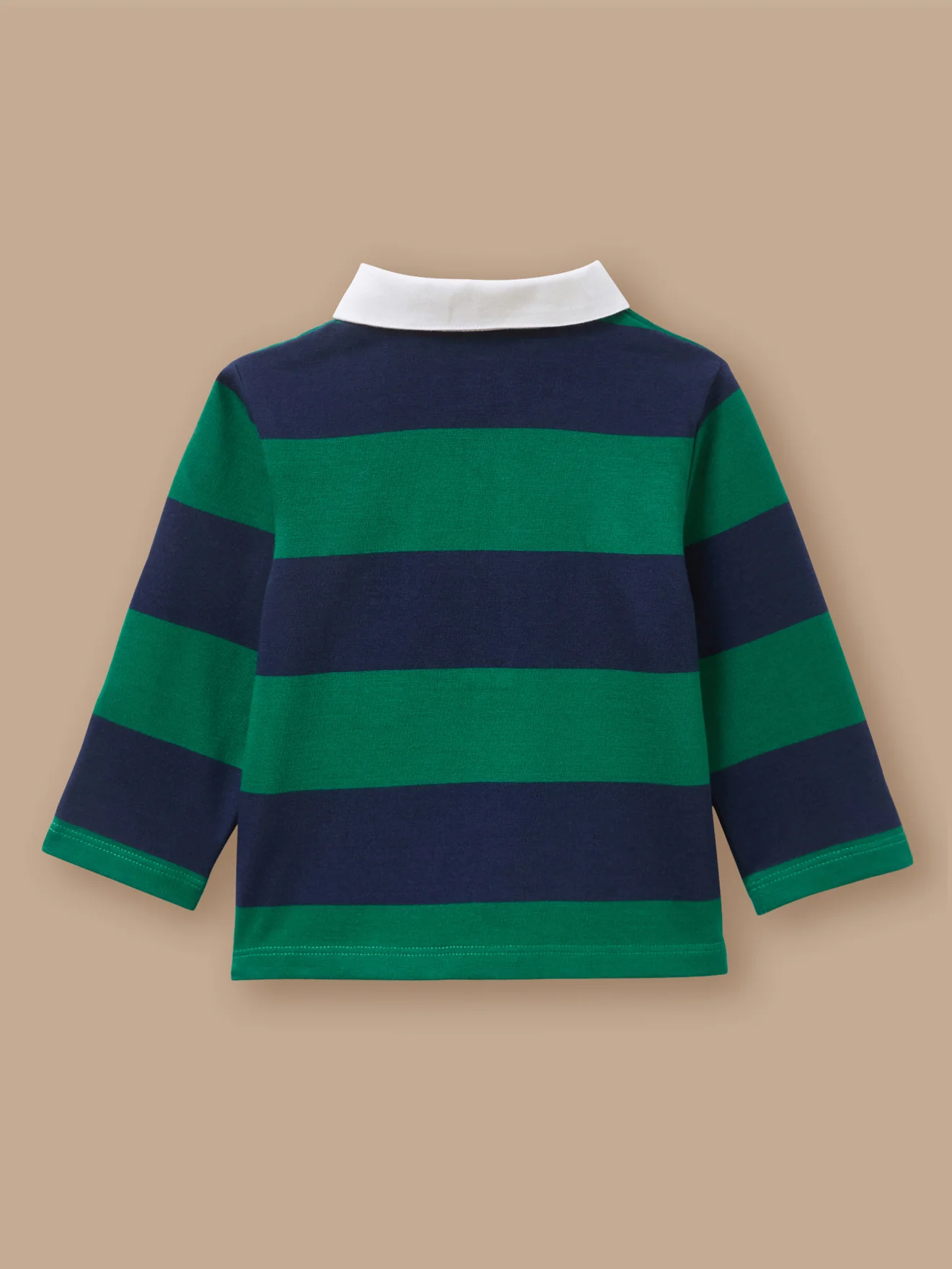 Baby-Poloshirt im Rugby-Stil – Bio-Baumwolle - Image 2