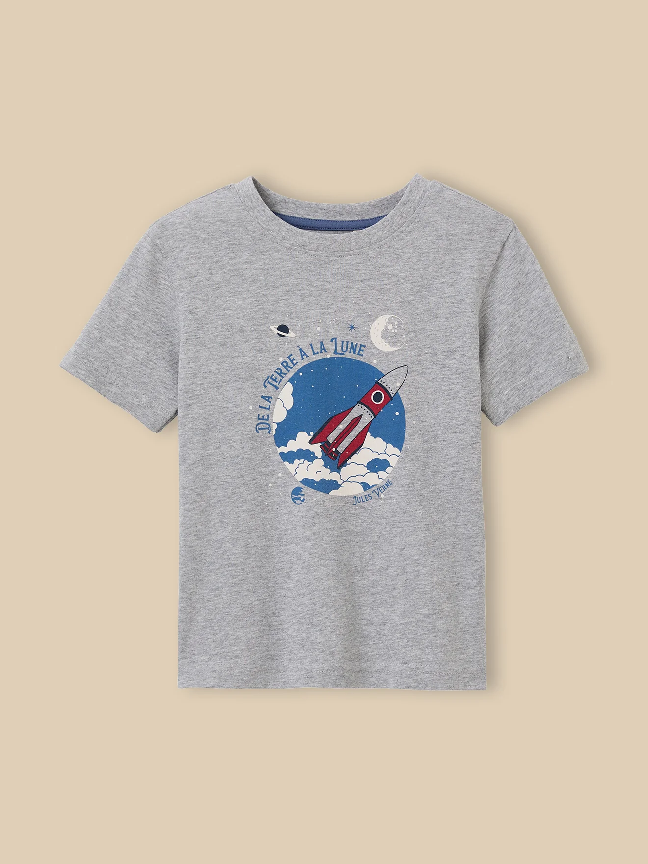 Kinder T-Shirt aus der Jules Verne Kollektion – Bio-Baumwolle