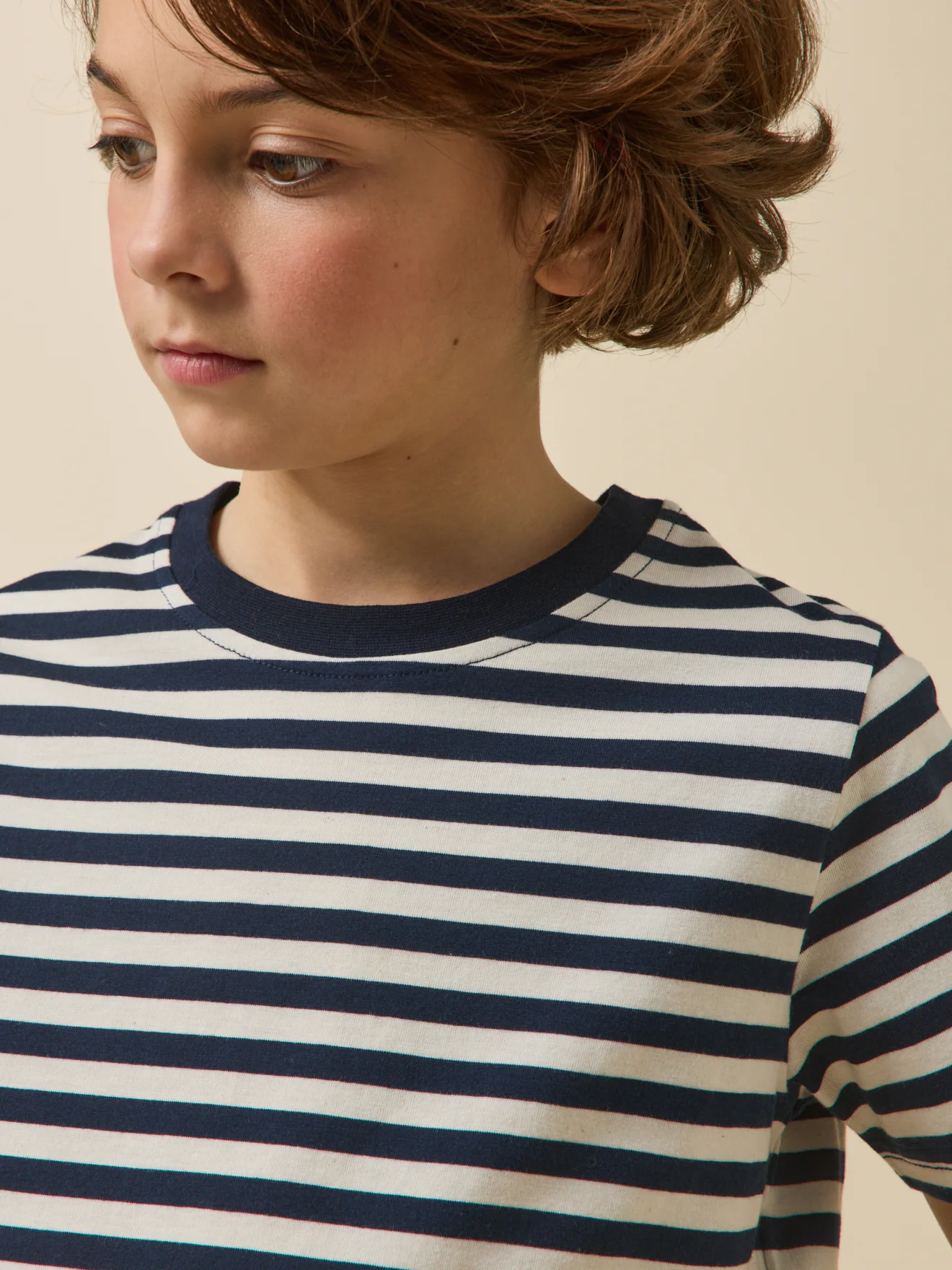 Jungen T-Shirt mit Streifen – Bio-Baumwolle - Image 3