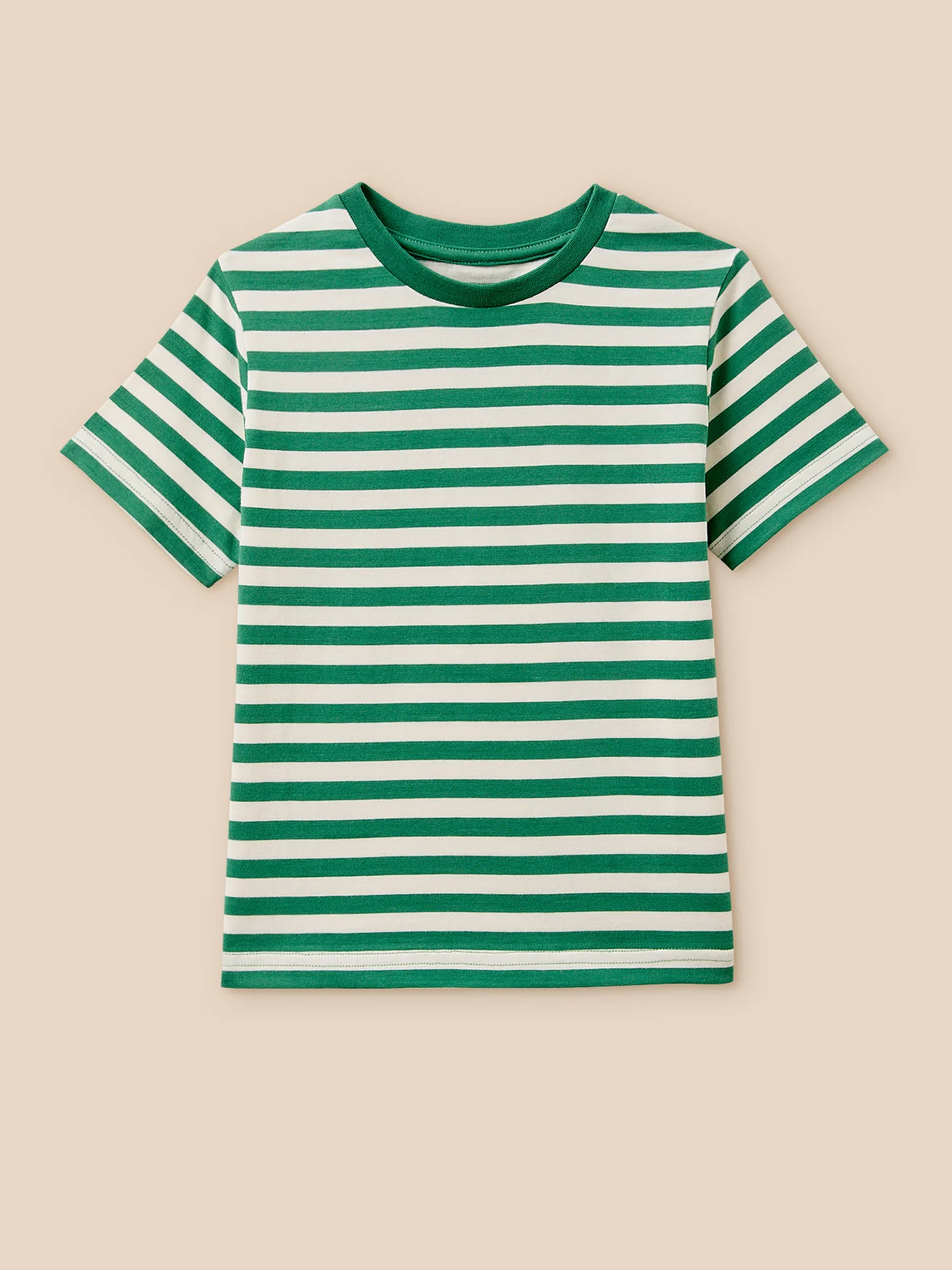 Jungen T-Shirt mit Streifen – Bio-Baumwolle