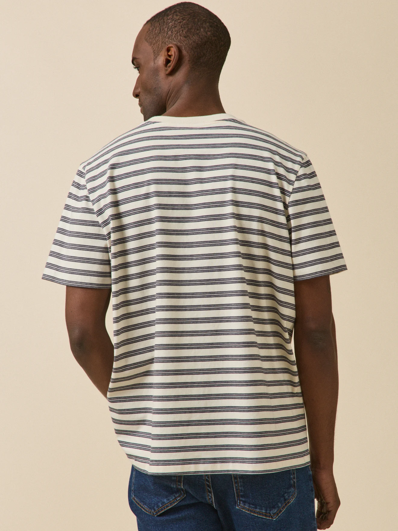 Gestreiftes Herren T-Shirt aus Bio-Baumwolle - Image 2