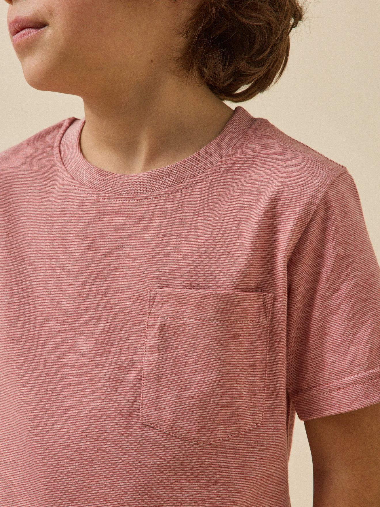 Jungen T-Shirt mit Streifen – Bio-Baumwolle - Image 3