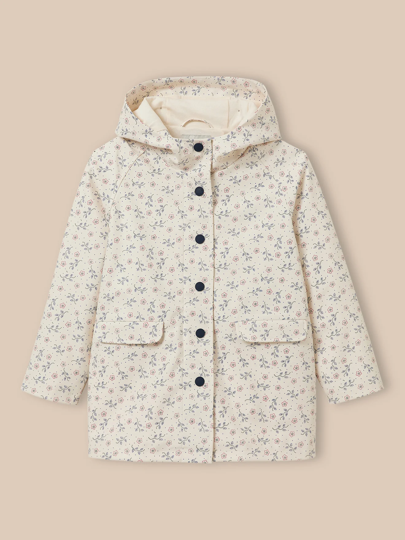 Mädchen-Regenjacke mit Kapuze – « Lily »-Print - Image 6