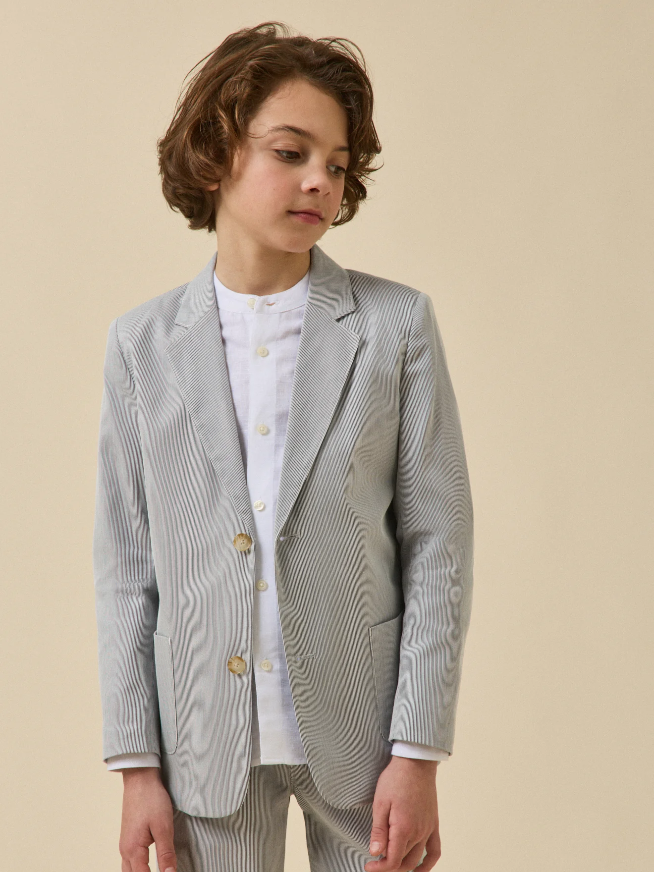 Jungen-Anzugjacke mit Streifen – Kollektion für Festtage und Hochzeiten - Image 18
