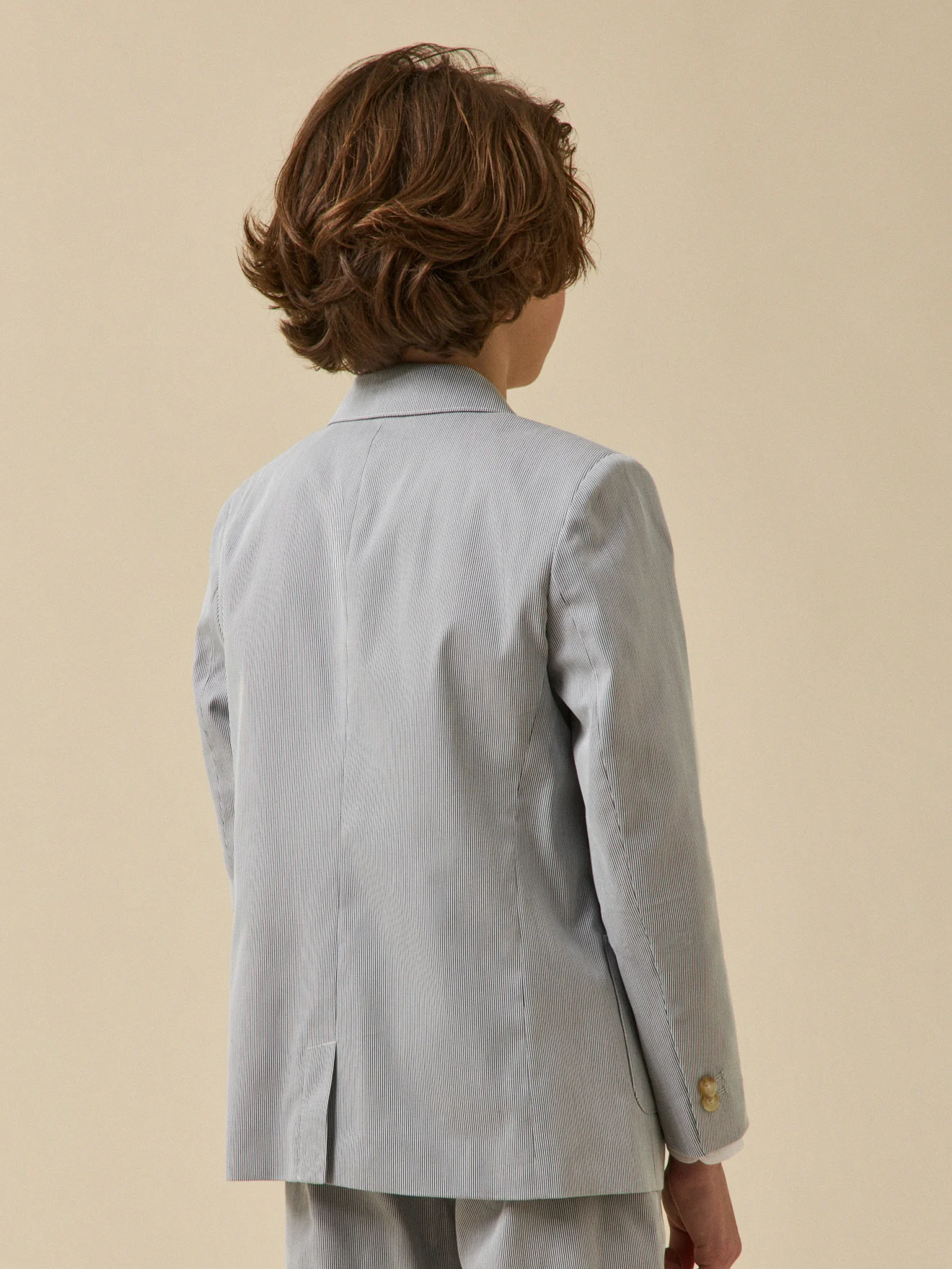 Jungen-Anzugjacke mit Streifen – Kollektion für Festtage und Hochzeiten - Image 3