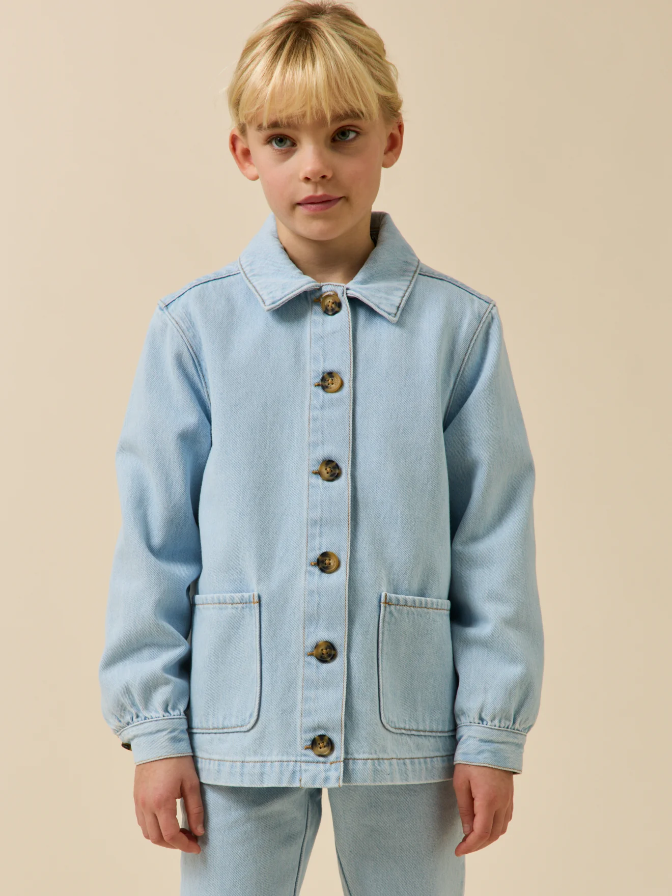 Mädchen-Jeansjacke im « Worker »-Look - Image 2