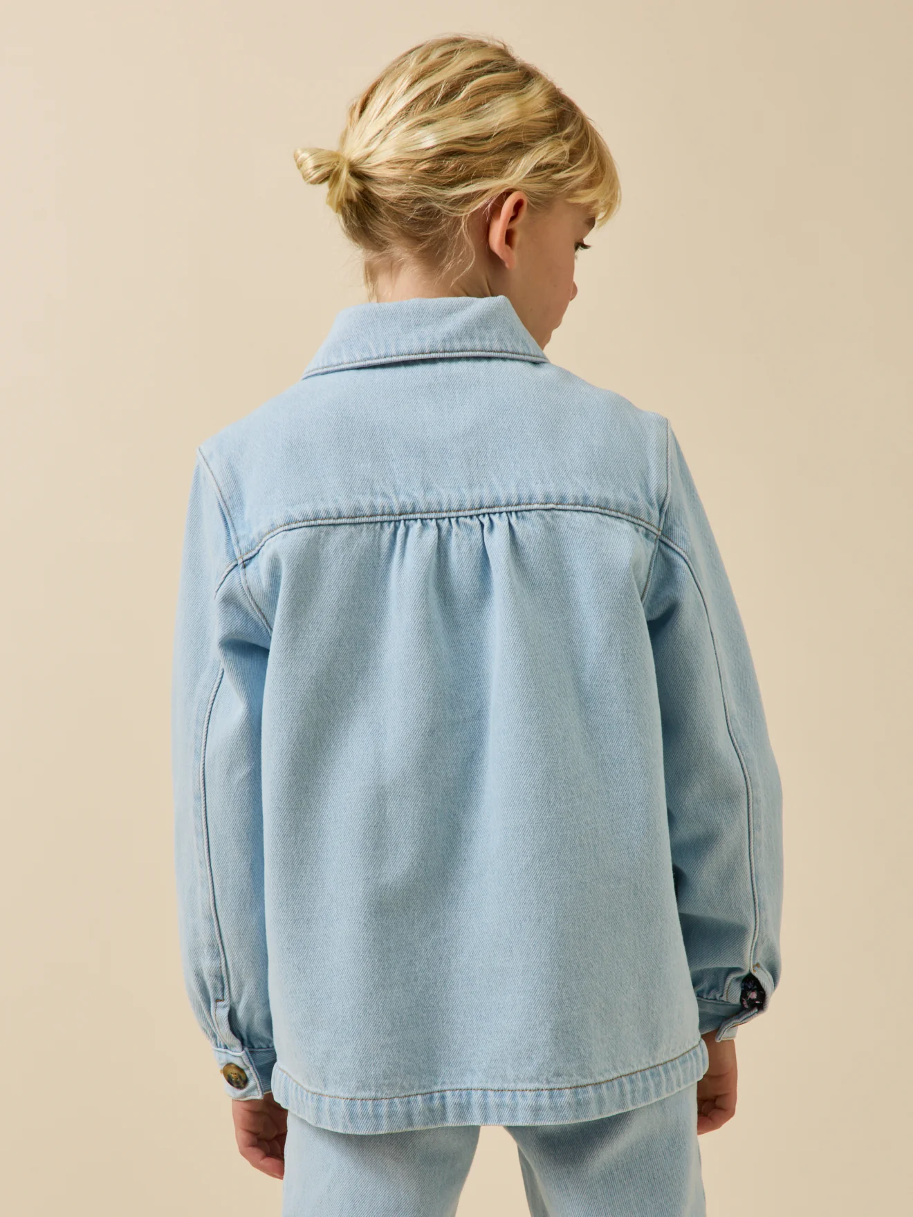 Mädchen-Jeansjacke im « Worker »-Look - Image 3
